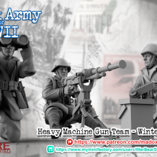 WWII Greek HMG in greatcoats