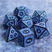 Magic Flame - Blue RPG Dice Set