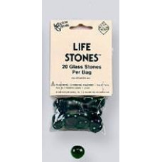 Emerald Glass Gaming Stones