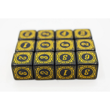 Magic Burst Yellow - 12 piece D6's