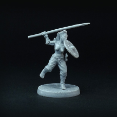 Female Viking Berserk Miniature 02