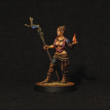 Witch miniature, (Cleric, Druid) for DnD