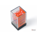 Chessex Translucent Orange/white Polyhedral 7-Dice Set