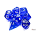 Chessex Translucent Blue/white Polyhedral 7-Dice Set