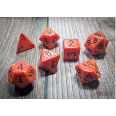 Chessex Speckled Polyhedral Fire 7-Die Set