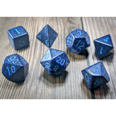 Chessex Speckled Polyhedral Cobalt 7-Die Set