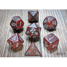 Chessex Speckled Polyhedral Silver Volcano 7-Die Set