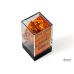 Chessex Vortex Orange/black Polyhedral 7-Dice Set Chessex Vortex Orange/black Polyhedral 7-Dice Set