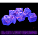 Chessex Festive Pop Art/blue Polyhedral 7-Dice Set Chessex Festive Pop Art/blue Polyhedral 7-Dice Set