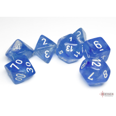 Chessex Borealis Sky Blue/white Luminary Polyhedral 7-Dice Set Chessex Borealis Sky Blue/white Luminary Polyhedral 7-Dice Set