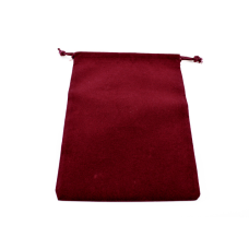 Chessex Dice Bag Suedecloth Large Burgundy 5x7 inch
