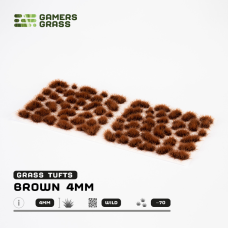 Brown Wild Tufts 4mm