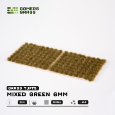 Mixed Green Small 6mm