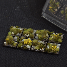 Highland Bases, Square 25mm x8