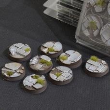 Temple Bases, Round 32mm (x8)