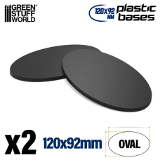 Plastic Bases - Oval Pill 120x92mm