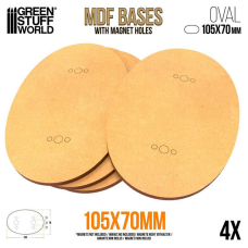 MDF Bases - AOS Oval 105x70mm