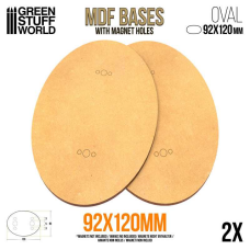 MDF Bases - Oval 92x120mm