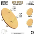 MDF Bases - Oval 92x120mm