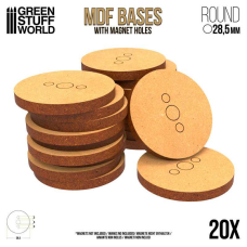 MDF Bases - Round 28,5 mm