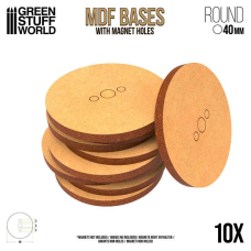 MDF Bases - Round 40 mm