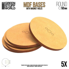 MDF Bases - Round 50 mm