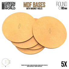 MDF Bases - Round 80mm