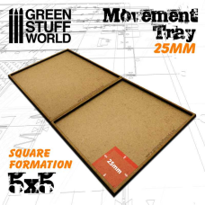 MDF Movement Trays 25mm 5x5