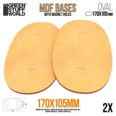 MDF Bases - Oval 170x105mm