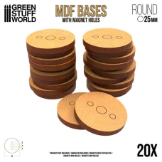 MDF Bases - Round 25 mm