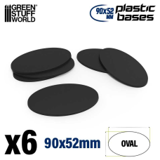 Plastic Bases - Oval Pill 90x52mm
