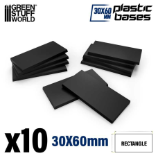 Plastic Rectangular Bases 30x60mm