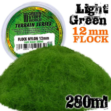 Static Grass Flock 12mm - Light Green - 280ml