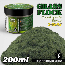 Static Grass Flock 2-3mm - Countryside Scrub - 200 ml