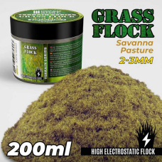 Static Grass Flock 2-3mm - Savanna Pasture - 200 ml