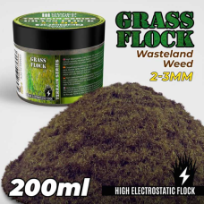 Static Grass Flock 2-3mm - WASTELAND WEED - 200 ml