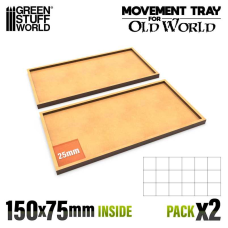 MDF Movement Trays - 150x75mm