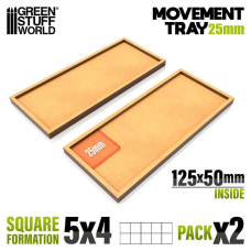 MDF Movement Trays 125x50mm