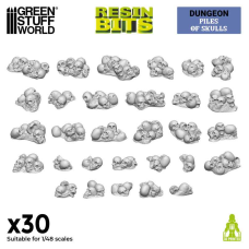 3D printed set - Piles of Skulls 1:48
