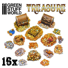 16x Resin Treasure Pieces