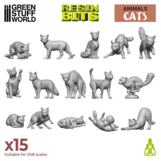 3D printed set - Cats