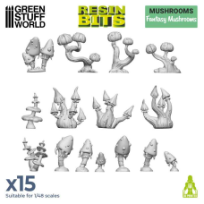 3D printed set - Fantasy Mushrooms