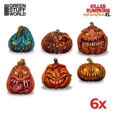 Large Killer Pumpkins Resin Set