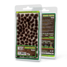 Static Grass Tufts 6mm - Burnt Brown