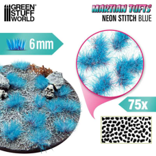 Martian Fluor Tufts - Neon Stich Blue