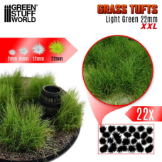 Grass Tufts XXL - 22mm self-adhesive - Light Green