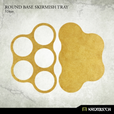 Round Base Skirmish Tray 32mm