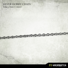 Silver Hobby Chain 4mm x 3mm