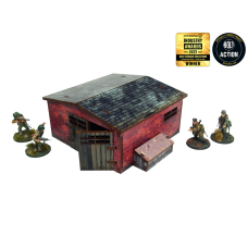 WW2 Normandy Large Brick Shed (28mm)
