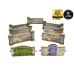 WW2 Normandy Wall w. Gate (high)